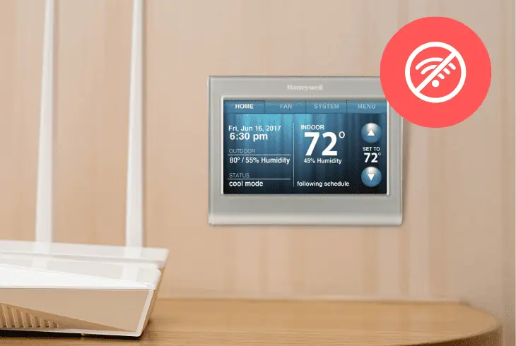 honeywell thermostat can't connect