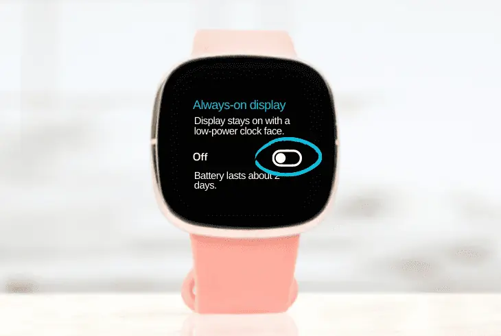 how to adjust the sense always on display settings