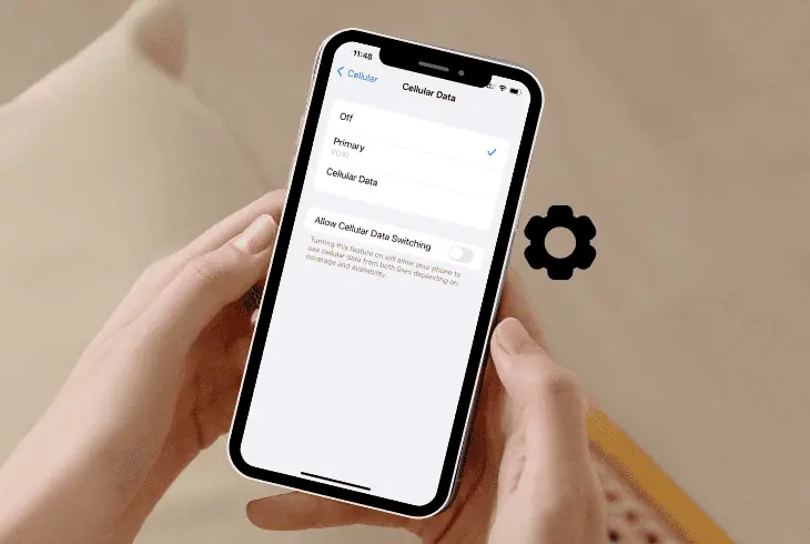 how to turn on mobile data (ios)