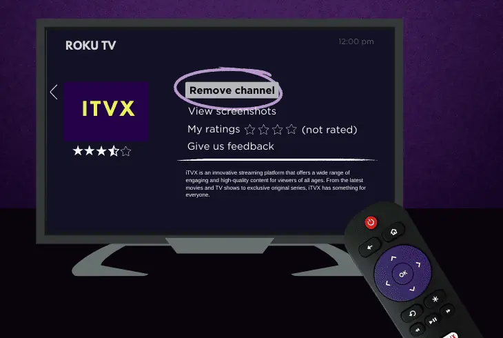uninstall and reinstall itvx app