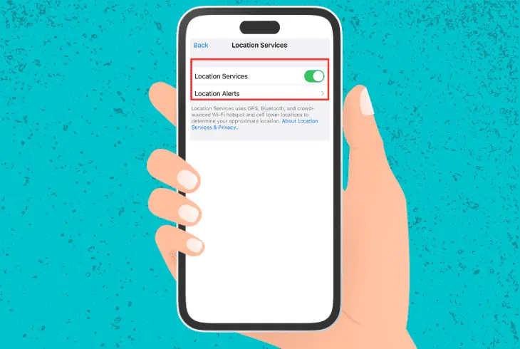 enable location services