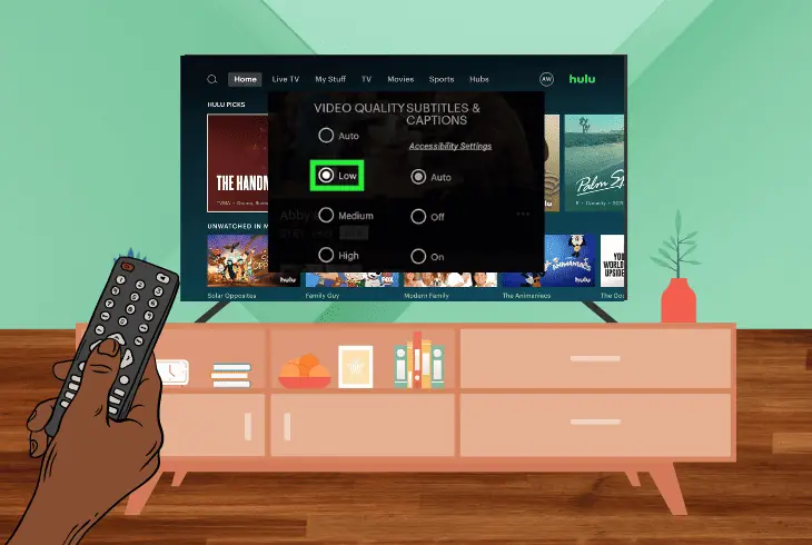 lower your streaming quality