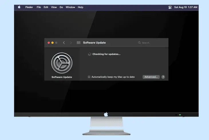 update your macbook or imac