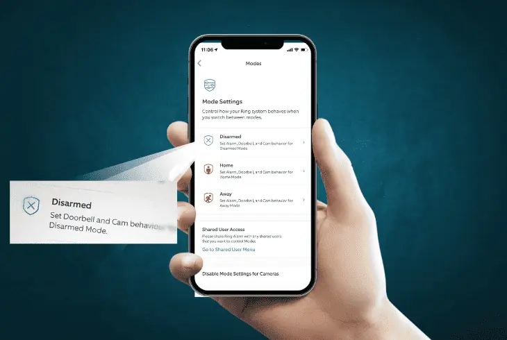 mute your notification with disarmed