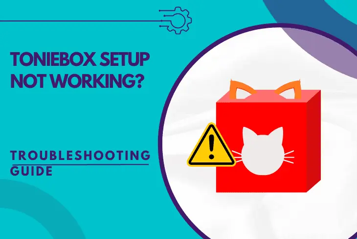 toniebox setup not working