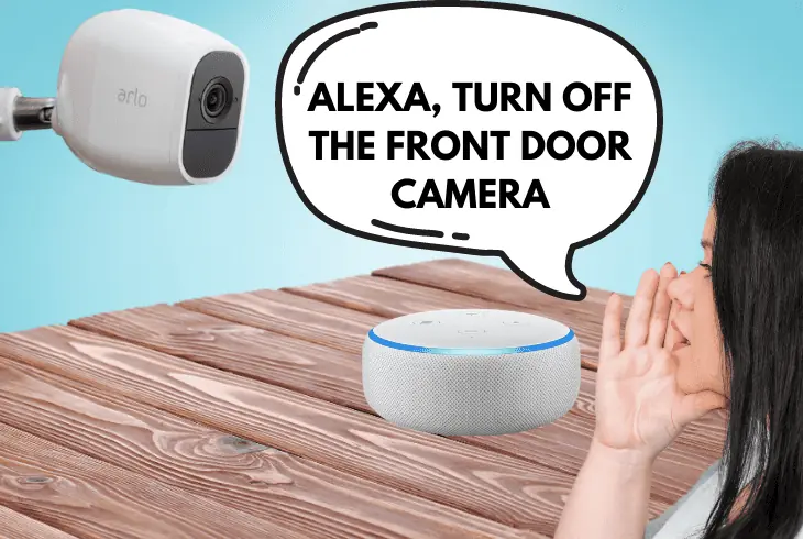 switch off camera with voice comands