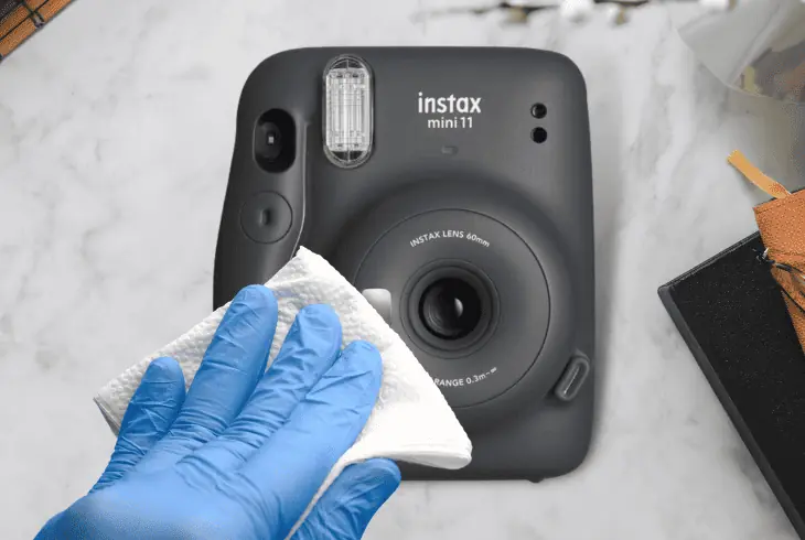 give the lens a cleaning