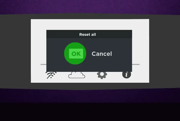 conduct a printer factory reset