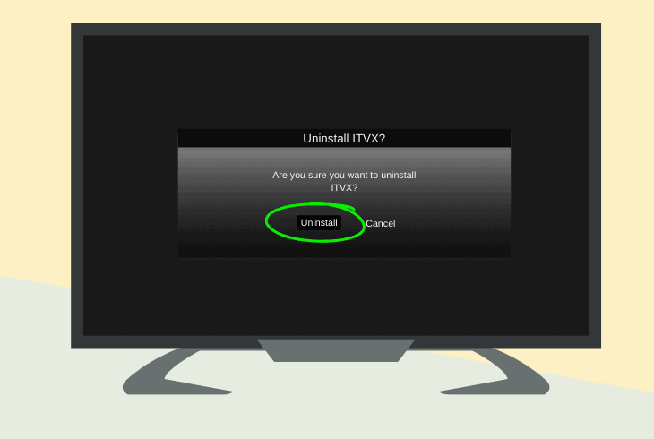 remove and reinstall the itvx app