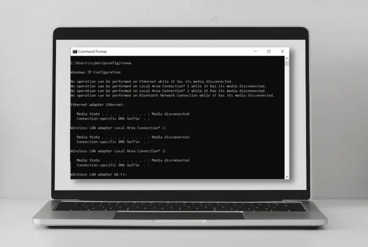 release and renew the ip address