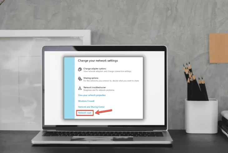 reset the computer’s network settings