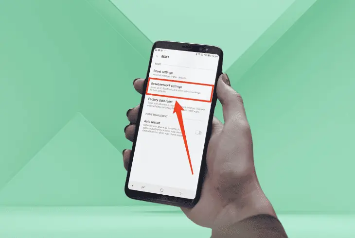 reset your device network