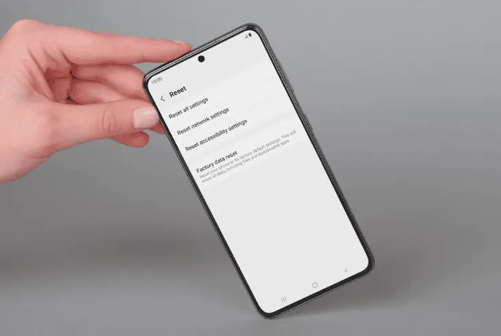 reset your phone network settings