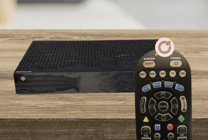 reset your spectrum box and remote