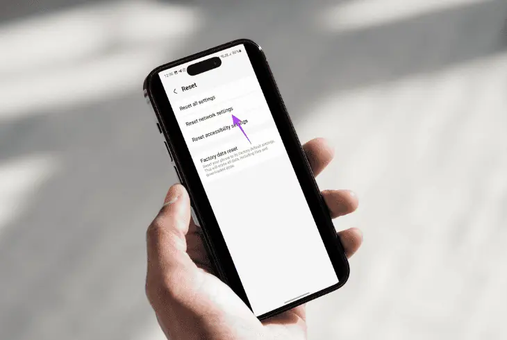 reset your network settings