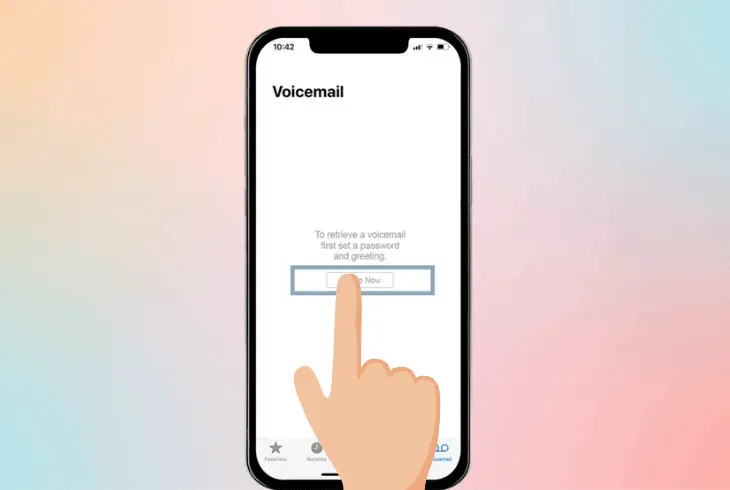 reset the voicemail settings