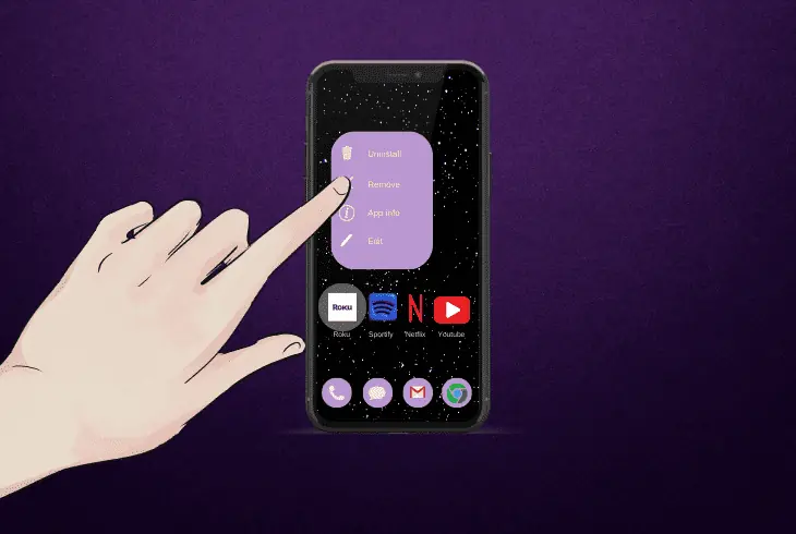 uninstall and reinstall the roku app