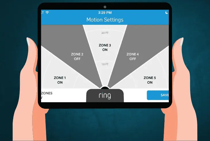 try to set up motion zones