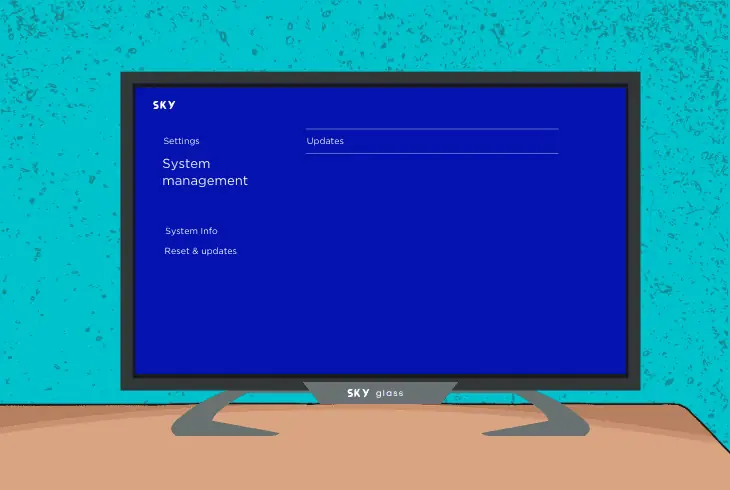 update the sky glass firmware