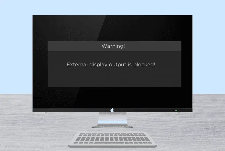 why sky go blocks external display output