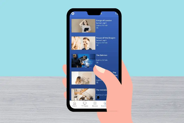 re-download your sky go content