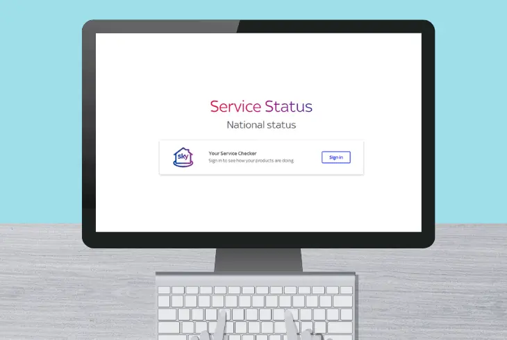 check the sky go service status