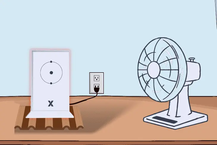 use a fan to cool down starlink