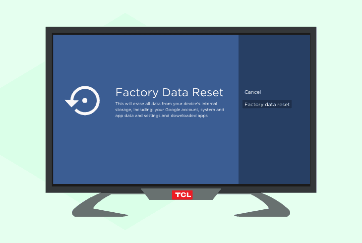 factory reset your tcl tv