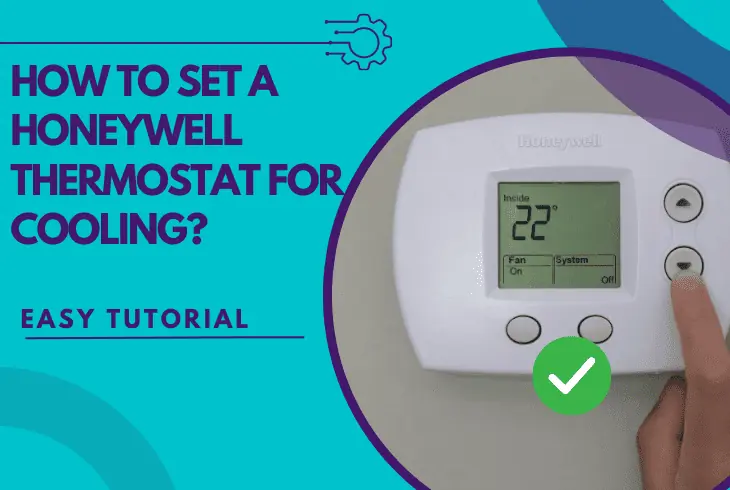 how to set a honeywell thermostat for cooling