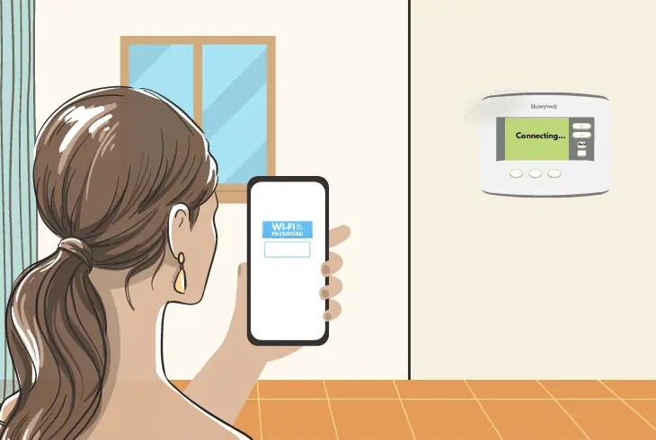 correct the wi-fi settings of the thermostat