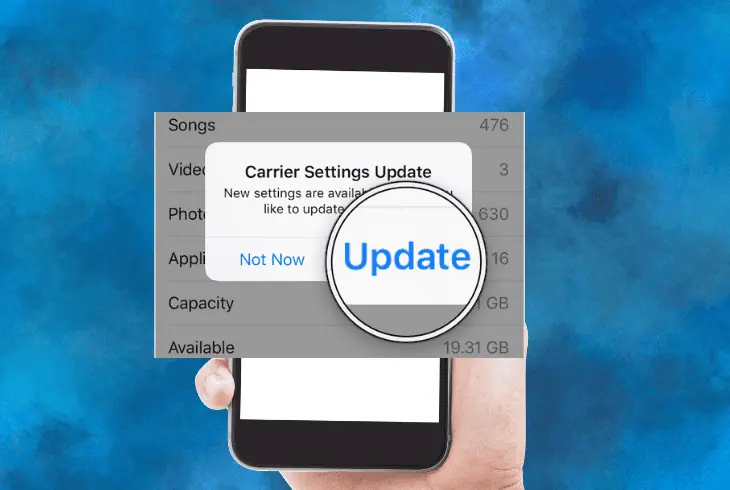 update your carrier settings