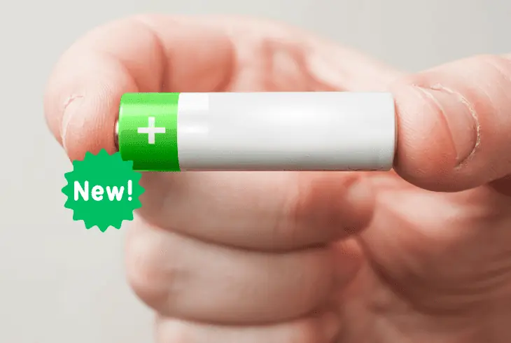 use a fresh set of batteries
