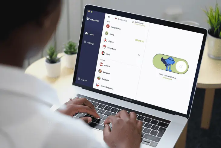 use the premium vpn service like atlasvpn