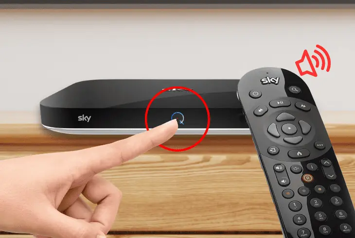 use the sky q remote find feature