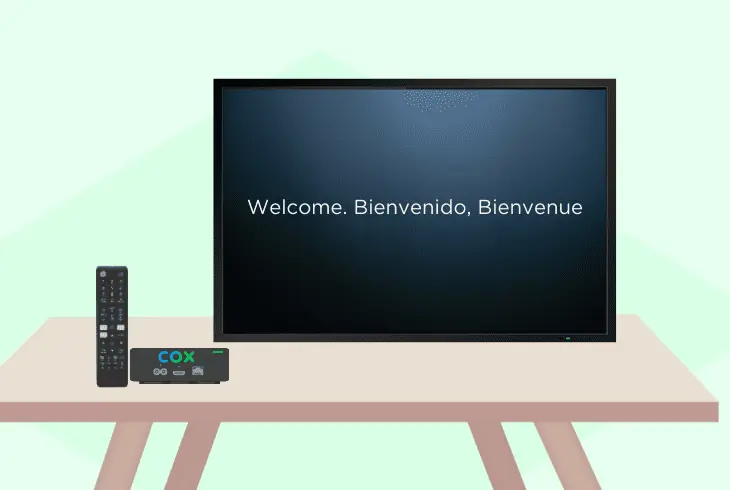 why is cox stuck on welcome screen