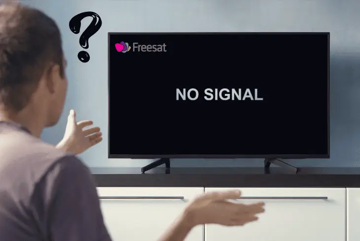 why no satellite signal is being received 