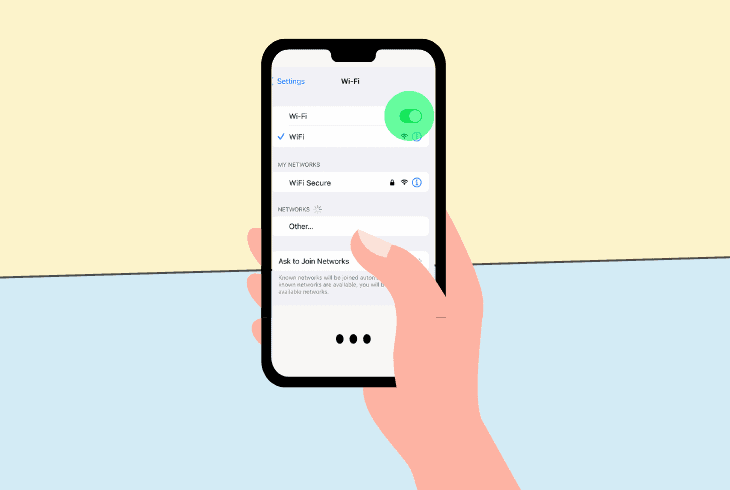 inspect the wifi connecting device