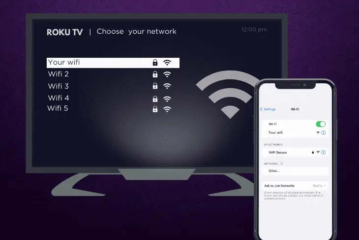 connect to the same wifi network