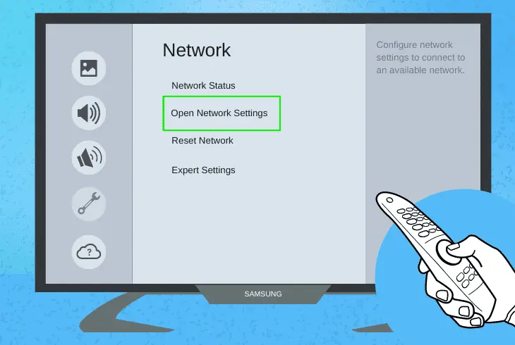 verify the samsung tv’s wifi