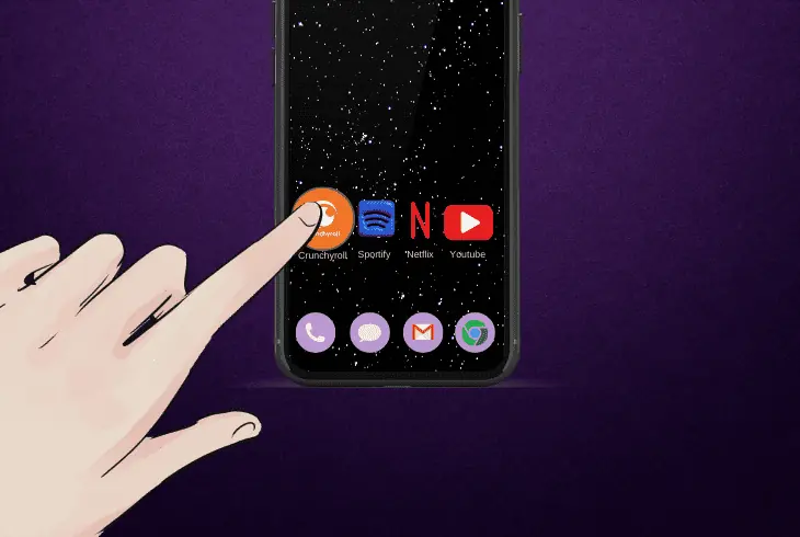 test crunchyroll on another device