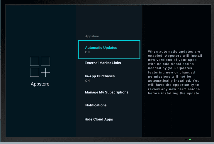 enable automatic updates on firestick