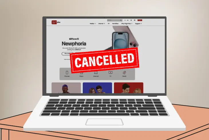 cancelling the mobile services