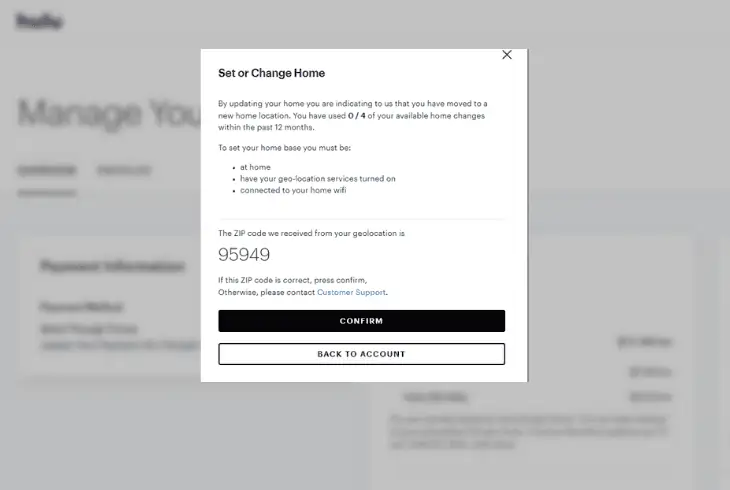 change your home network