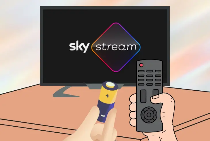 change the remote's batteries