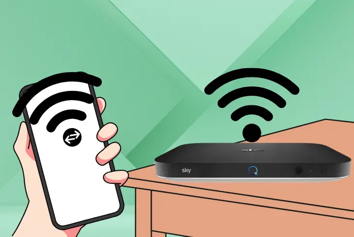 how change the wifi network on sky q
