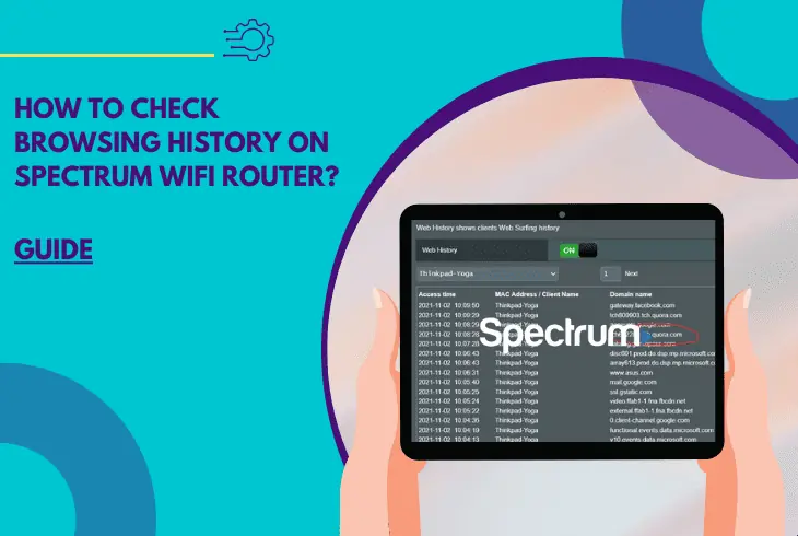 how to check browsing history on spectrum wifi router