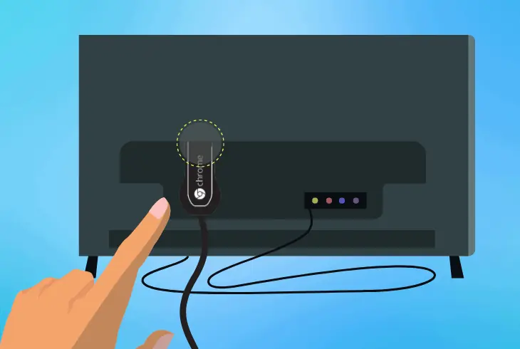 reconnect the chromecast device