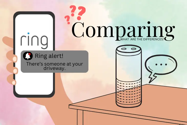 compare the motion alert and warning