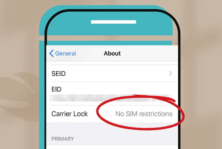 confirm the device is unlocked