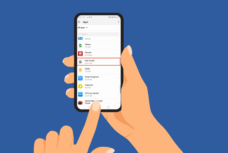 connect to lycamobile using a sim toolkit